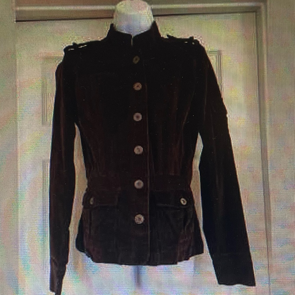 Vintage chocolate brown Calvin Klein lightweight shirt/jacket